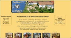 Desktop Screenshot of gasthaus-winkelvoss.de