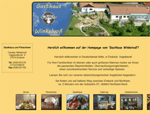 Tablet Screenshot of gasthaus-winkelvoss.de